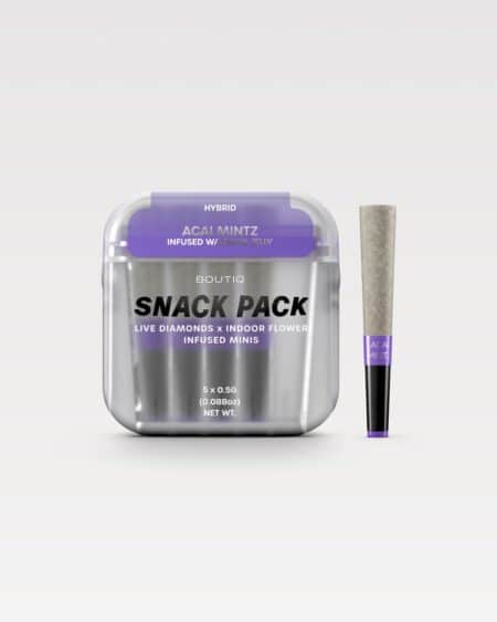 Boutiq Snack Pack Live Diamonds 2.5G Minis – Acai Mintz Infused W / Lemon Jelly