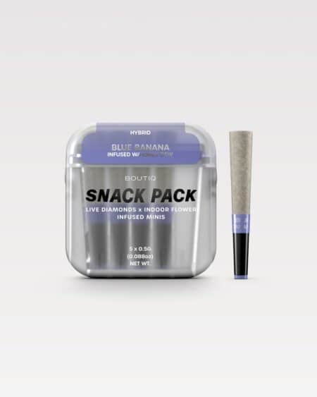 Boutiq Snack Pack Live Diamonds 2.5G Minis – Blue Banana Infused W / Honey Dew