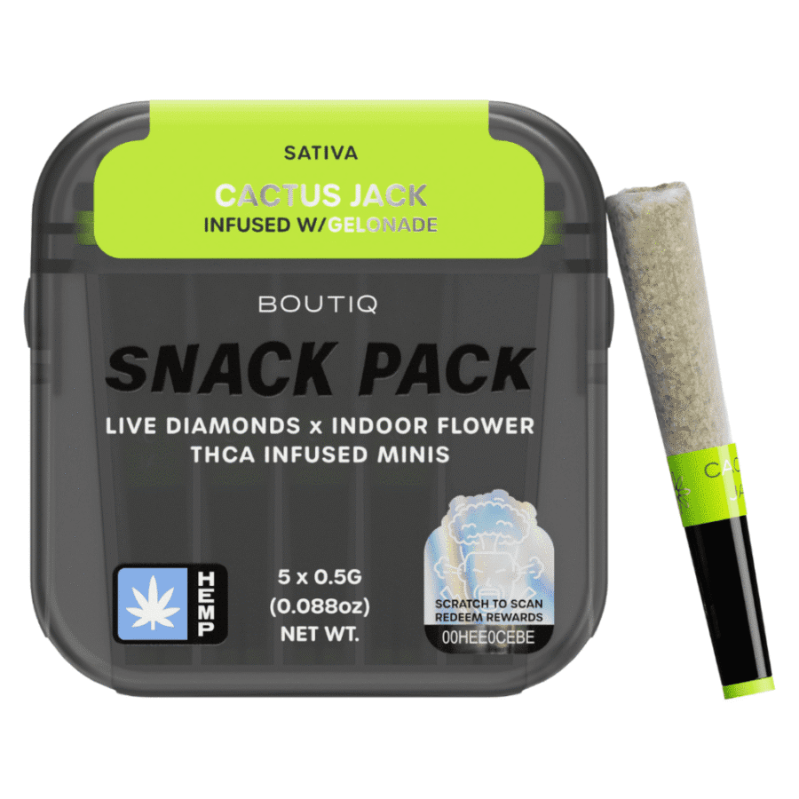 Boutiq Snack Pack Live Diamonds 2.5G Minis - Cactus Jack Infused W / Gelonade
