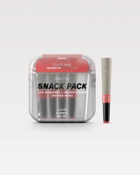Boutiq Snack Pack Live Diamonds 2.5G Minis – Cake Mix Infused W / Blue Mango
