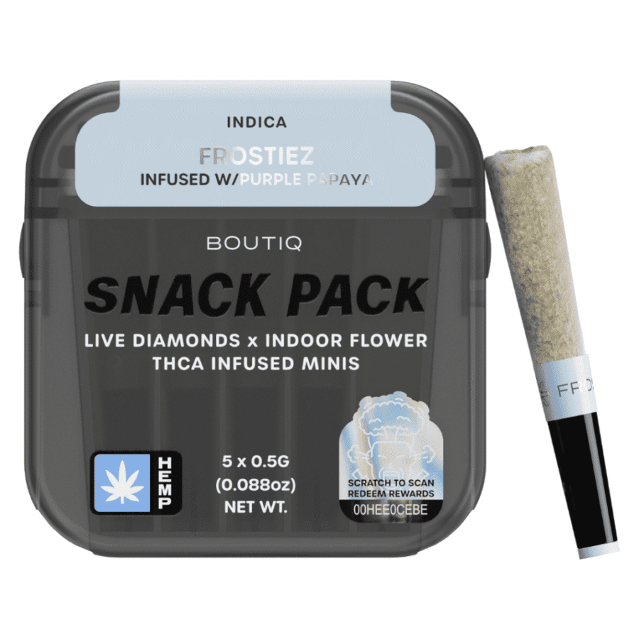 Boutiq Snack Pack Live Diamonds 2.5G Minis - Frostiez Infused W / Purple Papaya