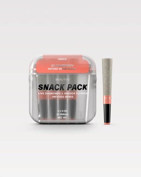 Boutiq Snack Pack Live Diamonds 2.5G Minis – Glowberry Infused W / Poprocks