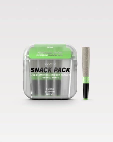 Boutiq Snack Pack Live Diamonds 2.5G Minis – Hawaiin Snow Infused W / Tropical Haze