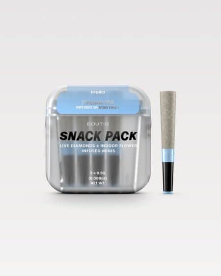 Boutiq Snack Pack Live Diamonds 2.5G Minis – Italian Ice Infused W / Star Fruit