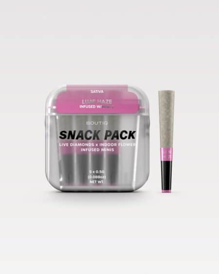Boutiq Snack Pack Live Diamonds 2.5G Minis – Lime Haze Infused W / Pink Z