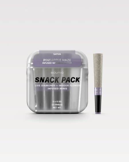 Boutiq Snack Pack Live Diamonds 2.5G Minis – Pineapple Haze Infused W / Lemon Freeze