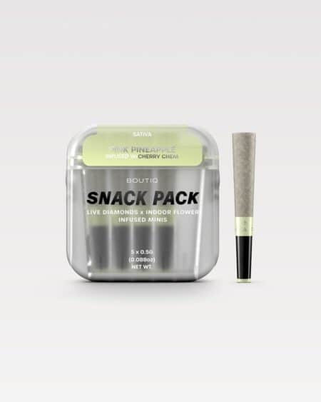 Boutiq Snack Pack Live Diamonds 2.5G Minis – Pink Pineapple Infused W / Cherry Chem