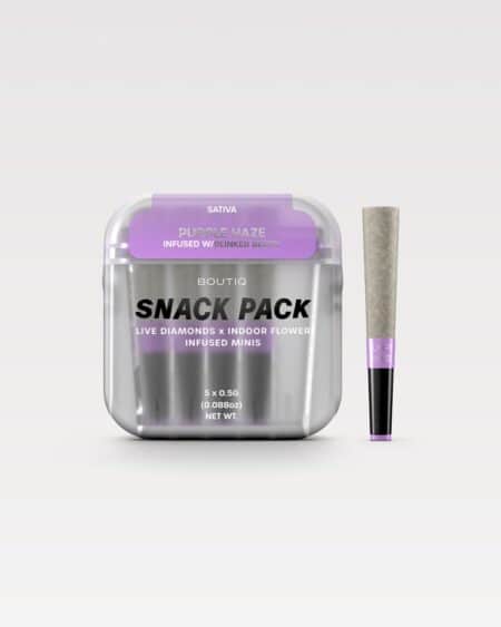 Boutiq Snack Pack Live Diamonds 2.5G Minis – Purple Haze Infused W / Blinker Berry