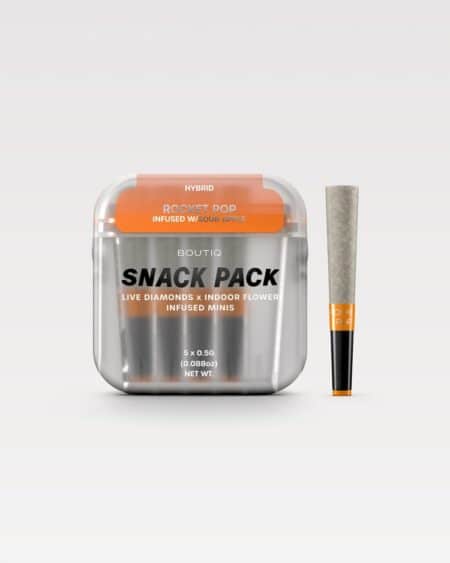 Boutiq Snack Pack Live Diamonds 2.5G Minis – Rocket Pop Infused W / Sour Apple