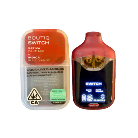 Boutiq Switch V4 Cake Mix x Blue Mango – 2G Disposable Vape - Official Boutiq Switch