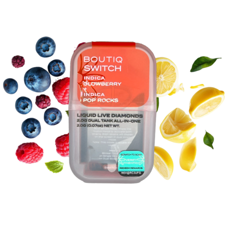 Boutiq Switch V4 Glowberry x Pop Rocks – 2G Disposable Vape - Official Boutiq Switch