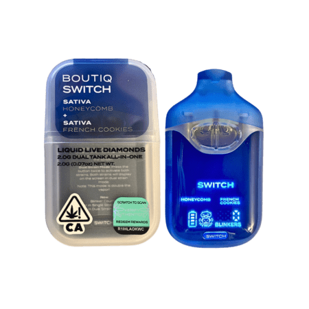 Boutiq Switch V4 Honeycomb x French Cookies – 2G Disposable Vape - Official Boutiq Switch