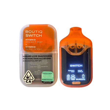 Boutiq Switch V4 Rocket Pop x Sour Apple – 2G Disposable Vape - Official Boutiq Switch