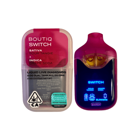 Boutiq Switch V4 Sour Tangie x Grape Soda – 2G Disposable Vape - Official Boutiq Switch