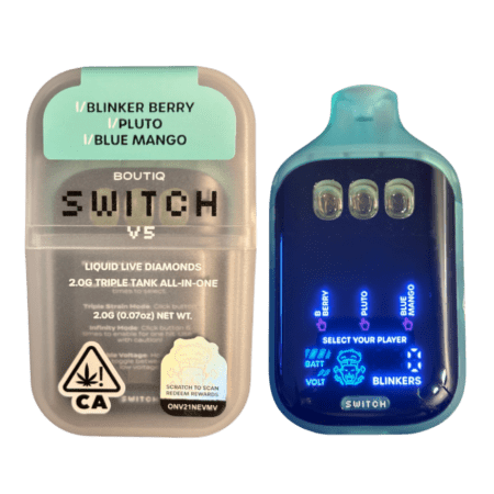 BOUTIQ SWITCH V5 (3 in 1) “BLINKER BERRY” x “PLUTO” x “BLUE MANGO” (INDICA)