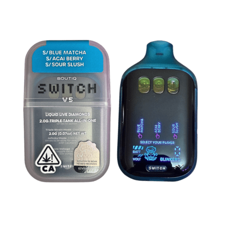 BOUTIQ SWITCH V5 (3 in 1) “BLUE MATCHA” x “ACAI BERRY” x “SOUR SLUSH” (SATIVA)