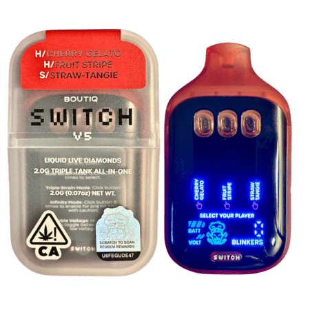 BOUTIQ SWITCH V5 (3 in 1) “CHERRY GELATO” (H) x “FRUIT STRIPE” (H) x “STRAW-TANGIE”(S)