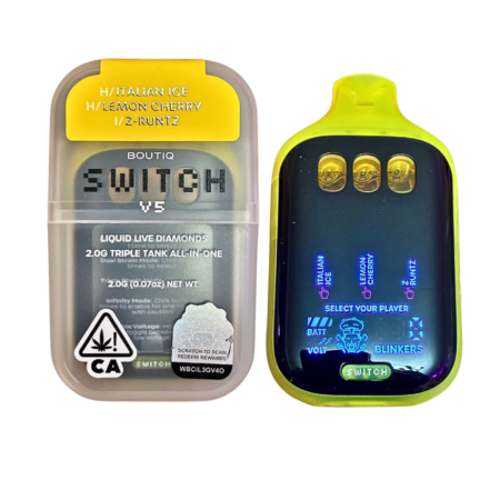 BOUTIQ SWITCH V5 (3 in 1) “ITALIAN ICE” (HYBRID) x “LEMON CHERRY” (HYBRID) x “Z-RUNTZ” (INDICA)