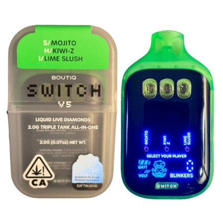 BOUTIQ SWITCH V5 (3 in 1) “MOJITO” (S) x “KIWI-Z” (H) x “LIME SLUSH” (I)