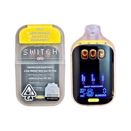 BOUTIQ SWITCH V5 (3 in 1) VOLT ORB LIMITED EDITION “LEMON HAZE” (S), “GELATO 33”(H), “PERMANENT” (I)